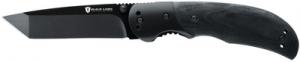 Black Label Submission Tactical Folding Knife 3.12 Inch Tanto Blade Black G-10 Handle Boxed