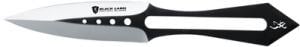 Black Label Stick-It Throwing Dagger Set of 3 Knives 4 Inch Double Edge Blade Black Handle With Sheath For All Boxed - 320122BL Black Label Stick-It Throwing Dagger Set of 3 Knives 4 Inch Double Edge Blade Black Handle With Sheath For All Boxed - 320122BL