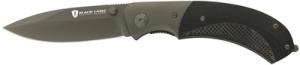 Black Label Checkmate Folding Knife 3.5 Inch Spear Point Blade Black G-10 Handle Boxed