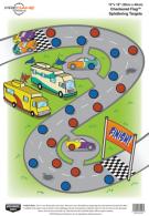 Dirty Bird Pregame Targets Checkered Flag 12x18 Inch 8 Per Package