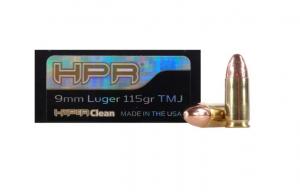 HyperClean 9mm Luger 115 Grain Total Metal Jacket - 9115TMJ HyperClean 9mm Luger 115 Grain Total Metal Jacket - 9115TMJ