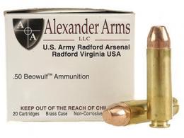 .50 Beowulf 334 Grain Full Metal Jacket - A-B334FPBOX
