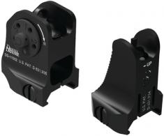 Fixed Front And Rear Sight Combo Black - DD-09116