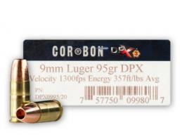 Main product image for Hunter 9mm Luger 95 Grain Deep Penetrating X