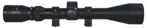 Mountmaster Riflescope 3-9x40mm 4-Plex Reticle Matte Black Finish With One Inch Rings