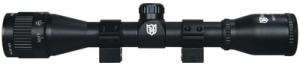 Mountmaster Riflescope 4x32mm Adjustable Objective Mil-Dot Reticle Matte Black Finish With One Inch Rings