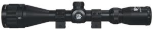 Mountmaster Riflescope 3-9x40mm Adjustable Objective Illuminated Mil-Dot Reticle Matte Black Finish With One Inch Rings