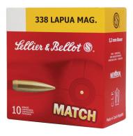 .338 Lapua Magnum 250 Grain Hollow Point Boattail 10 Per Box