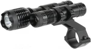 Green Laser and LED 160 Flashlight Matte Black - TWLLGCP
