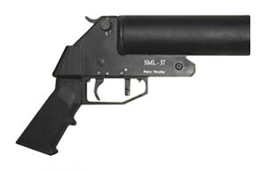 SML-37 Survival Mate Launcher 37mm 6 Inch Barrel Bead Sight Lanyard Black - BD37SML-P6