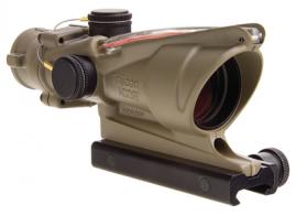 ACOG 4x32 Scope With TA51 Mount Dual Illuminated Red Crosshair .223 Ballistic Reticle Cerakote Flat Dark Earth - TA31-C-100372 ACOG 4x32 Scope With TA51 Mount Dual Illuminated Red Crosshair .223 Ballistic Reticle Cerakote Flat Dark Earth - TA31-C-100372