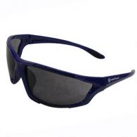 S&W Major Full Frame Shooting Glasses Blue Frame Smoke Lens - 110158 S&W Major Full Frame Shooting Glasses Blue Frame Smoke Lens - 110158