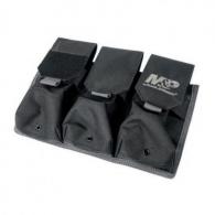 Pro Tac 3 AR/AK Magazine Pouch Black With M&P Logo - 110267