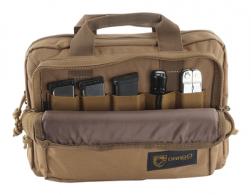 Drago Double Pistol Case Tan - 12-315TN