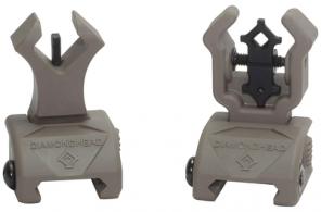 Polymer Diamond Integrated Sighting System Front/Rear Sights AR-15 Matte Flat Dark Earth - 1498