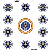 EZ Aim 11-Spot Targets 12x12 Inch Twelve Per Package - 15208