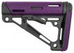 AR-15/M16 Collapsible Buttstock Purple Rubber - 15640