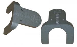 Nevel Scope Leveling System for 1 Inch Scopes Silver Finish - 1NEVEL