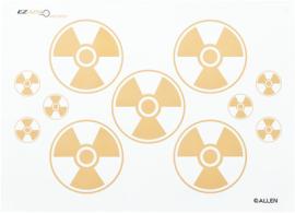 Archery Nuclear Bullseye Paper Targets 6 Pack - 2021
