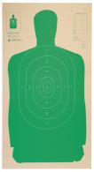 Law Enforcement LE B27CB Cardboard Silhouette Targets 24x45 Inches Green Silhouette 25 Pack - 40728