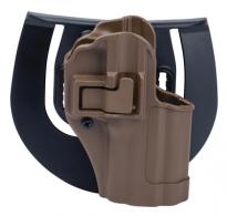SERPA CQC Concealment Holster for Glock 20/21/37 Smith & Wesson M&P .45/PRO 9mm/.40 Matte Finish Coyote Tan Right Hand - 410513CT-R