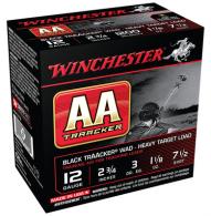 AA TrAAcker Heavy 12 Gauge 2.75 Inch 1350 FPS 1.125 Ounce 7.5 Round Black Wad - AAM127TB