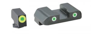 Ameriglo Spartan Set for Glock Green Tritium Handgun Sight