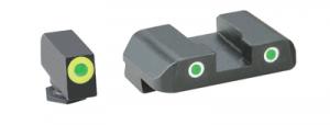 Ameriglo Spartan Set for Glock Green Tritium Handgun Sight - GL-243 Ameriglo Spartan Set for Glock Green Tritium Handgun Sight - GL-243