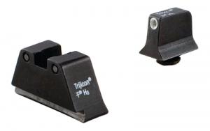 Glock Suppressor Night Sight Set White Front/Black Rear with Green Lamps for Glock 17/17L/19/22/23/24/25/26/27/28/31/32/33/34/35 - GL201-C-600658 Glock Suppressor Night Sight Set White Front/Black Rear with Green Lamps for Glock 17/17L/19/22/23/24/25/26/27/28/31/32/33/34/35 - GL201-C-600658