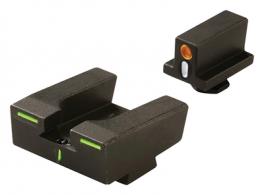 Meprolight Tru-Dot for Glock Suppressor Height Fixed Self-Illuminated Tritium Handgun Sights