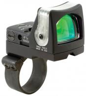RMR Ruggedized Miniature Reflex Sight with RM36 Mount Dual Illuminated Fiber Optic and Tritium 7.0 MOA Amber Dot Reticle Matte B - RM04-36