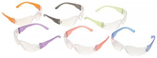 Mini Intruder Safety Glasses Assorted Colors 12-Pack