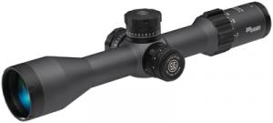 Tango 6 Riflescope With LevelPlex 4-24x50mm First Focal Plane Side Focus Illuminated MRAD Reticle Graphite Finish 34mm Tube