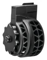 X-91 Skeletonized 50 Round Drum Magazine For H&K-91/PTR-91 7.62mm/.308 Winchester Cerakote Black - X91-MSK-BLK