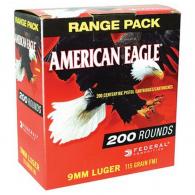 FED AMEG 9MM 115 FMJ 200 - AE9DP200