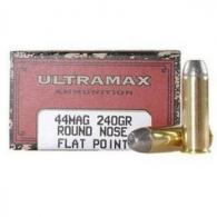 UMAX 44MAG 240GR RN FLAT POINT COWBOY 10 - CB44MN1