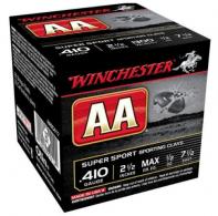 Winchester AA SUPER SPORT SPORTING CLAY 410GA 2.5" 1/2oz #7.5 25rd box - AASC417