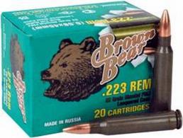 Main product image for Brown Bear Rifle Full Metal Jacket 223 Remington Ammo 20 Round Box