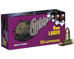 BEAR GOLDEN 9MM 115GR FMJ - AG9FMJ BEAR GOLDEN 9MM 115GR FMJ - AG9FMJ