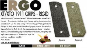 ERGO GRIP XT 1911 SQUARE BOTTOM RIGID COYOTE BROW - 4500CB