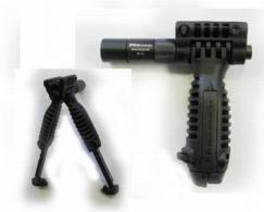 MG FOREGRIP VERT W/INCOR BIPOD AND FLASHLIGHT