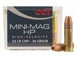 CCI .22 LR MINI-MAG HP 1600RD CAN - 977 CCI .22 LR MINI-MAG HP 1600RD CAN - 977