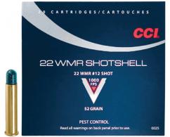 CCI AMMO .22 MAG SHOTSHELL 20PK 2000/CASE (100) - 25 CCI AMMO .22 MAG SHOTSHELL 20PK 2000/CASE (100) - 25
