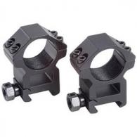 TRAD RINGS 1" EXTRA HIGH MATTE Black 4 SCREW - A763XH TRAD RINGS 1" EXTRA HIGH MATTE Black 4 SCREW - A763XH