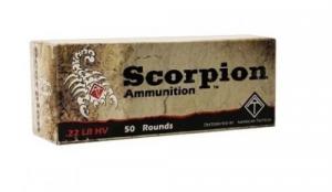 ATI AMMO SCORPION .22 LR 40GR SOLID POINT 10/500 - A22HV5000 ATI AMMO SCORPION .22 LR 40GR SOLID POINT 10/500 - A22HV5000
