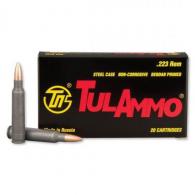 TULA .223 Remington 75GR HP 20/25 STEEL CASED - 223675 TULA .223 Remington 75GR HP 20/25 STEEL CASED - 223675