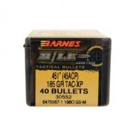 BAR 45ACP 185GR TAC XP 40/BOX - 30552 BAR 45ACP 185GR TAC XP 40/BOX - 30552