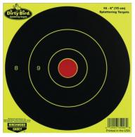 BC DIRTY BIRD YELLOW 6 BULLS-EYE TGT 100PK - 35970