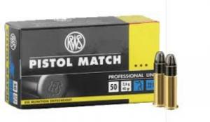 RWS AMMO .22 LR PISTOL MATCH - 2132443 RWS AMMO .22 LR PISTOL MATCH - 2132443