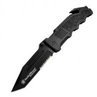 Smith & Wesson Border Guard 2 4.4" Clip Point Tanto Blade - SWBG2TS